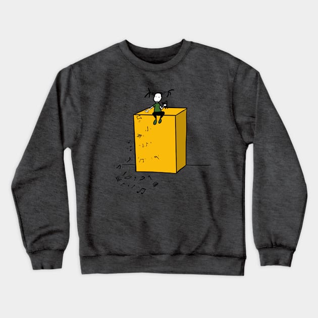 Music time on confinement Crewneck Sweatshirt by Guastevi